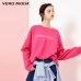 Vero Moda Women's 2019  ins style round neck drop shoulder loose sweatshirt Hoodie | 318433511