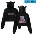 WEJNXIN Kpop Blackpink Hoodies Women Team Member Member Name Printed Sweatshirt Korean Style Blackpink Fans Sexy Navel Hoodie