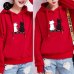 Winter Pullover Sweatshirts Women Cat Kawaii Poleron Mujer 2019 Kangaroo Pocket Hoodie School Korean Streetwear Oversized Hoodie