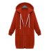 Wipalo 2019 Autumn Winter Casual Women Long Hoodies Sweatshirt Coat Zip Up Outerwear Hooded Jacket Plus Size Outwear Tops