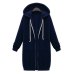 Wipalo Plus Size Women'S Zip Up Hooded Longline Hoodies Ladies Long Sleeve Autumn.Winter Sweatshirt Coat Casual Jacket Top S-5XL