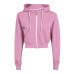 Women Autumn Spring Tops Drawstring Hooded Long Sleeve Hoodie Sweatshirts Zip Up Crop Casual  Jacket Zipper Coat Outwear