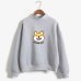 Women Harajuku Hoodies Fleece Autumn Kawaii Cute Japanese Anime Shiba Innu Pullover Kpop Sweatshirt Moletom sudadera mujer