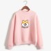 Women Harajuku Hoodies Fleece Autumn Kawaii Cute Japanese Anime Shiba Innu Pullover Kpop Sweatshirt Moletom sudadera mujer