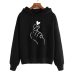 Women Sweatshirt And Hoody Ladies Hooded Love Printed Casual Pullovers Girls Long Sleeve Spring And Autumn Plus Size