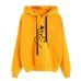 Women Sweatshirt And Hoody Ladies Hooded Love Printed Casual Pullovers Girls Long Sleeve Spring And Autumn Plus Size