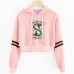 Women sexy crop top hoodies RIVERDALE Southside Serpent Print harajuku Spring hot sale casual hoodies sweatshirts plus size