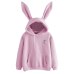 Women's 2019 Hot Sale Cute Bunny Girl Hoodie Casual cute longsleeve Sweatshirt Pullover with Ears S-XL ladies top Sweatershirt