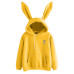 Women's 2019 Hot Sale Cute Bunny Girl Hoodie Casual cute longsleeve Sweatshirt Pullover with Ears S-XL ladies top Sweatershirt