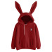 Women's 2019 Hot Sale Cute Bunny Girl Hoodie Casual cute longsleeve Sweatshirt Pullover with Ears S-XL ladies top Sweatershirt