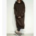 Women's Casual Loose Long Hoodies Sweatshirt Outerwear Jacket Tunic Coat Dress