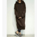 Women's Casual Loose Long Hoodies Sweatshirt Outerwear Jacket Tunic Coat Dress