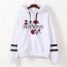 Women's Fashion Sweatshirt Womens Autumn Nothing Print Long Sleeve Hoodie Sweatshirt Jumper Hooded Pullover Tops dropshipping