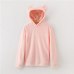 Women's Flannel Hoodies Sweatshirts Lovely With Bears Ears Solid Warm Hoodie Autumn Winter Casual Campus Pullovers Coat