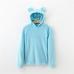 Women's Flannel Hoodies Sweatshirts Lovely With Bears Ears Solid Warm Hoodie Autumn Winter Casual Campus Pullovers Coat