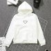 Womens Letter Heart Embroidery Sweatshirts Hoodie Autumn Long Sleeve Sweatshirt Hooded Pullover Tops Jumper sudadera mujer