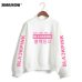 XUANSHOW 2019 BLACKPINK Kpop Sweatshirt Hip Hop Casual Letters Printed Hoodies Clothes Pullover Outwear Long Sleeve Moleton