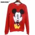 XUANSHOW 2019 Women Sweatshirts Hoodies Character Printed Casual Pullover Cute Jumpers Top Long Sleeve O-Neck Fleece Tops S-XXL