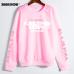 XUANSHOW Unisex Lovers Clothes Korean BLACKPINK KILL THIS LOVE Album Letters Sweatshirt Man Woman Pullover Sudadera Mujer