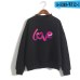 bangtan Boys korean style Fashion  turtleneck O-neck Sweatshirts kpop Women Oversize outwear kpop Bangtan Clothes 2019 Arrival