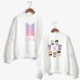 bangtan Boys korean style Fashion  turtleneck O-neck Sweatshirts kpop Women Oversize outwear kpop Bangtan Clothes 2019 Arrival