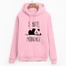 brand tracksuis fashion women long sleeve hoodies 2019 moleton feminino fleece hoodies Panda I HATE MORNINGS sweatshirt  female