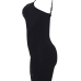 Sexy Hollow-out Black Cotton One-piece Skinny Jumpsuits Sexy Hollow-out Black Cotton One-piece Skinny Jumpsuits