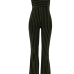 Sexy Strapless Striped Green Polyester One-piece Jumpsuits Sexy Strapless Striped Green Polyester One-piece Jumpsuits