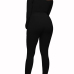 Stylish Dew Shoulder Black Polyester One-piece Jumpsuits Stylish Dew Shoulder Black Polyester One-piece Jumpsuits