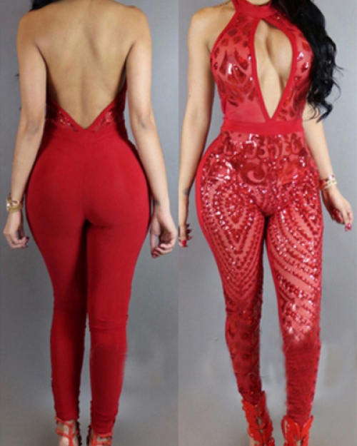 Healthy Fabric Solid Skinny Jumpsuits Healthy Fabric Solid Skinny Jumpsuits