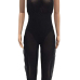 Sexy Sleeveless See-Through Black Gauze One-piece Skinny Jumpsuits Sexy Sleeveless See-Through Black Gauze One-piece Skinny Jumpsuits
