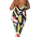 Sexy Strapless Sleeveless Multi-colored Print Polyester One-piece Regular Jumpsuit Sexy Strapless Sleeveless Multi-colored Print Polyester One-piece Regular Jumpsuit