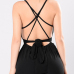 Sexy V Neck Spaghetti Strap Sleeveless Backless Black Knitting One-piece Skinny Jumpsuits Sexy V Neck Spaghetti Strap Sleeveless Backless Black Knitting One-piece Skinny Jumpsuits