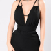 Sexy V Neck Spaghetti Strap Sleeveless Backless Black Knitting One-piece Skinny Jumpsuits Sexy V Neck Spaghetti Strap Sleeveless Backless Black Knitting One-piece Skinny Jumpsuits