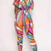 Stylish Digital Printing Qmilch One-piece Skinny Jumpsuits Stylish Digital Printing Qmilch One-piece Skinny Jumpsuits