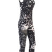 Stylish U-shaped Neck Sleeveless Printed Broken Holes Qmilch One-piece Skinny Jumpsuits Stylish U-shaped Neck Sleeveless Printed Broken Holes Qmilch One-piece Skinny Jumpsuits