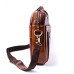 AETOO Genuine Leather Bag Men Bag Cowhide Men Crossbody Bags Men's Travel Shoulder Bags Tote Laptop Briefcases Handbags brown