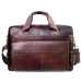 AETOO Genuine Leather genuine leather laptop bag Handbags Cowhide Men Crossbody Bag Men's Travel brown leather briefcase