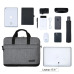 BAGSMART New Men 15.6 Inch Laptop Briefcase Bag Handbag Mens Nylon Briefcase Men's Office Bags Business Computer Bags