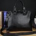 BOLO Business Briefcase Leather Men Bag Computer Laptop Handbag Man Shoulder Bag Messenger Bags Men's Travel Bags Black Brown