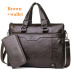 Men Business Leather Briefcase Shoulder Messenger Bag for 14" Laptop Men's Crossbody Briefcase Bags man Handbag Messenger bags