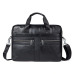 Osmond Men Briefcases Lawyer Genuine Leather Handbag Vintage Laptop Briefcase Messenger Bags Casual Men's Bag For Documents