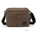 Scione Canvas Multifunction Messenger Shoulder Bags Solid Briefcases Suitcase Card Pocket For Men Women Office Outdoor Travel