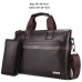 VICUNA POLO Top Sell Fashion Simple Dot Famous Brand Business Men Briefcase Bag Leather Laptop Bag Casual Man Bag Shoulder bags