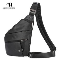 ARCTIC HUNTER Brand Male Messenger Bag Shoulder Bags Men Hidden Chest Pack Mens Retro Crossbody Bag Cool Motorcycle Sling Bag