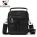 FUZHINIAO Genuine Cow Leather Messenger Bag Men Handbag Chest Crossbody Shoulder Bag Tas Business Small Male Bolsas Sac Brown