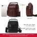 FUZHINIAO Genuine Cow Leather Messenger Bag Men Handbag Chest Crossbody Shoulder Bag Tas Business Small Male Bolsas Sac Brown