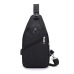 Fashion casual men chest pack single shoulder bags USB charging chest bag crossbody bags male anti theft single strap back bag