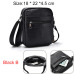 Genuine Cow Leather Men Business Messenger Bag Zipper Design Solid Crossbody Bags Mens Large Capacity Black Shoulder Bag for Man