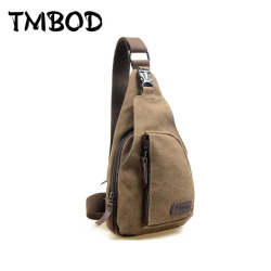 Hot 2019 Fashion Vintage Men Crossbody Bags Chest Canvas Water Proof Handbags For Male Military Shoulder Bag Bolsas X0005